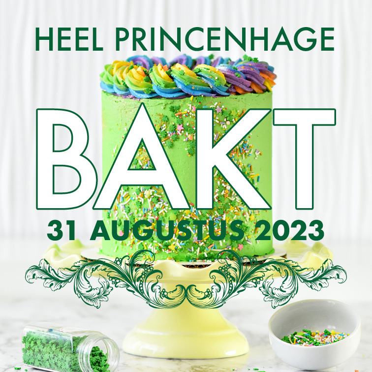 Visual met de tekst Heel Princenhage Bakt - 31 augustus 2023