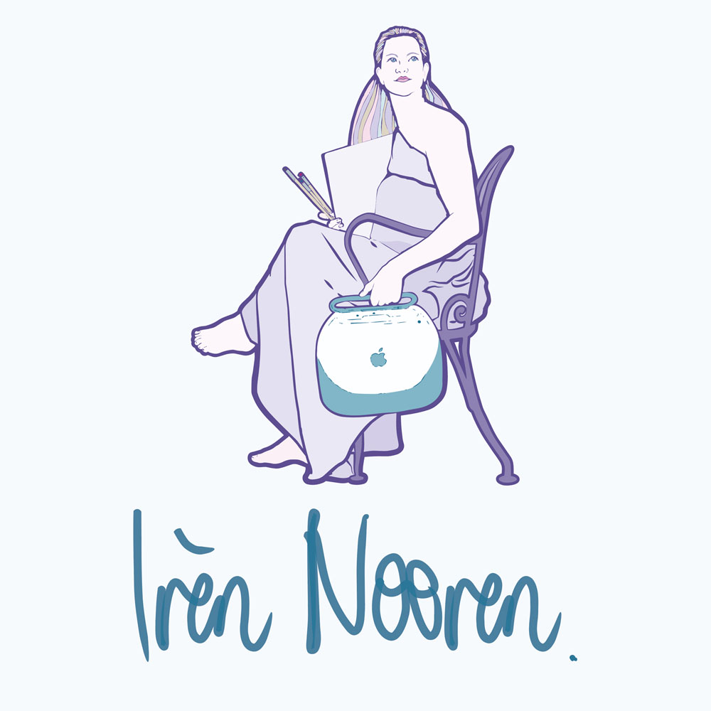 Logo van designer Iren Nooren