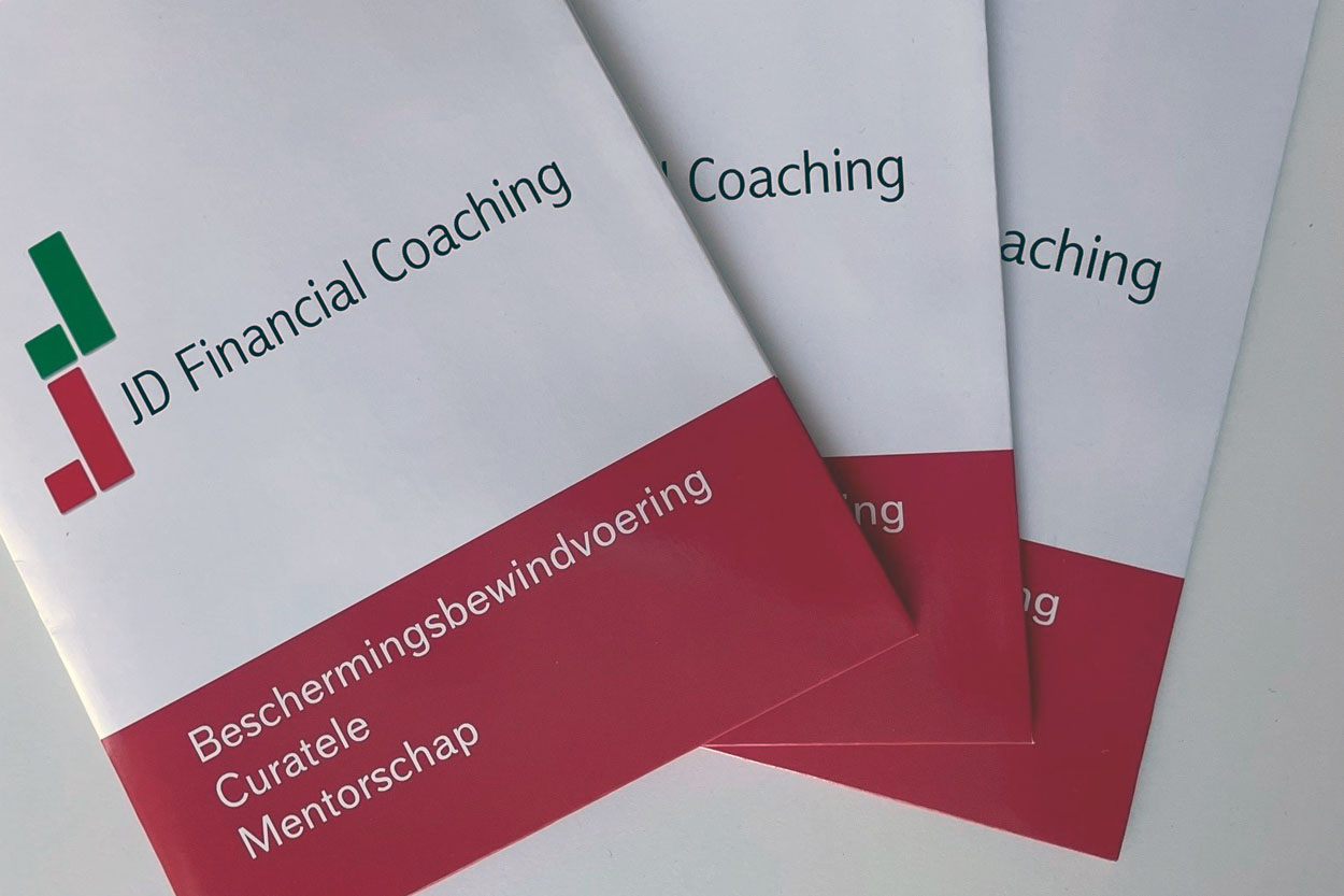 brochures van JD Financial Coaching