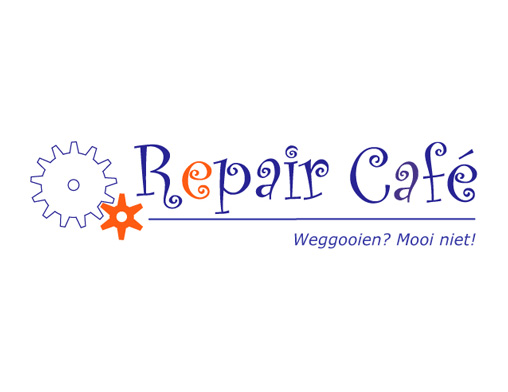 logo met een radertje en het woord Repair Café