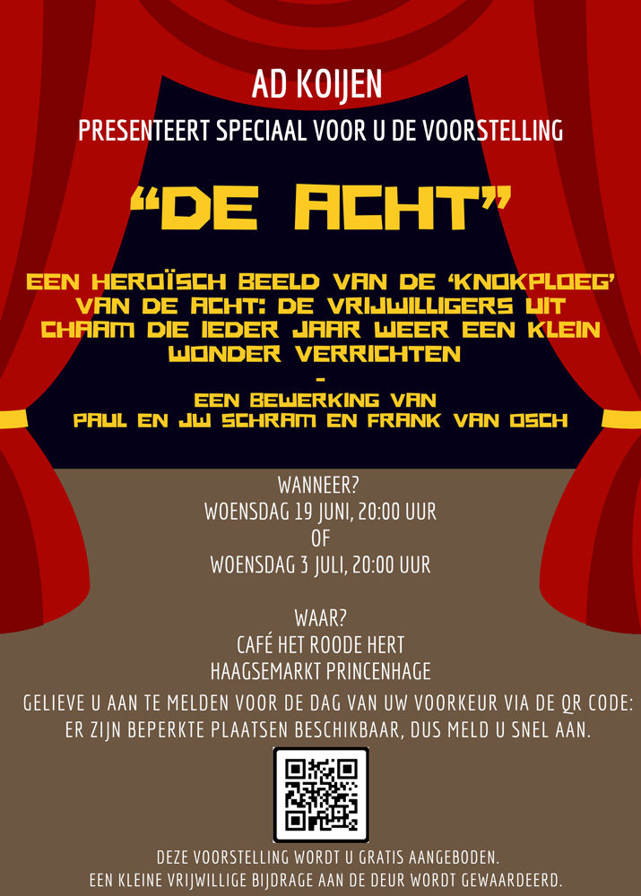 Uitnodiging documentaire De Acht van Chaam