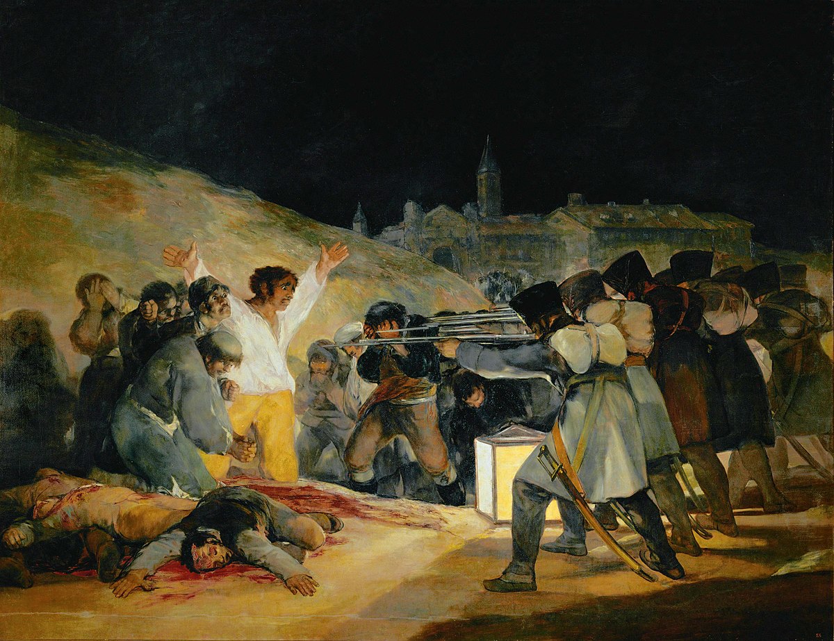 El tres de mayo de 1808 – Francisco Goya