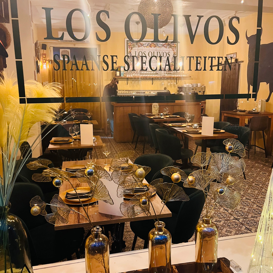 Sfeervolle etalage van Los Olivos