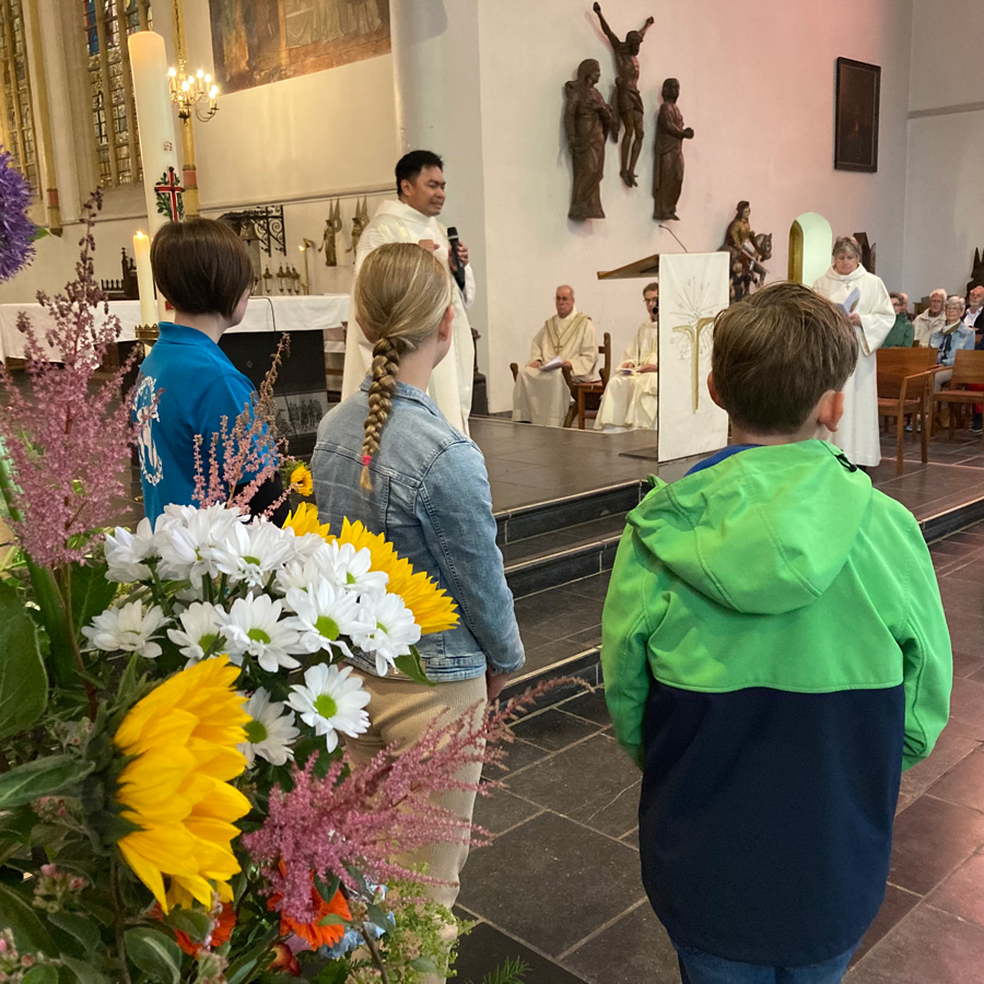 Kerkdienst in de Sint Martinuskerk