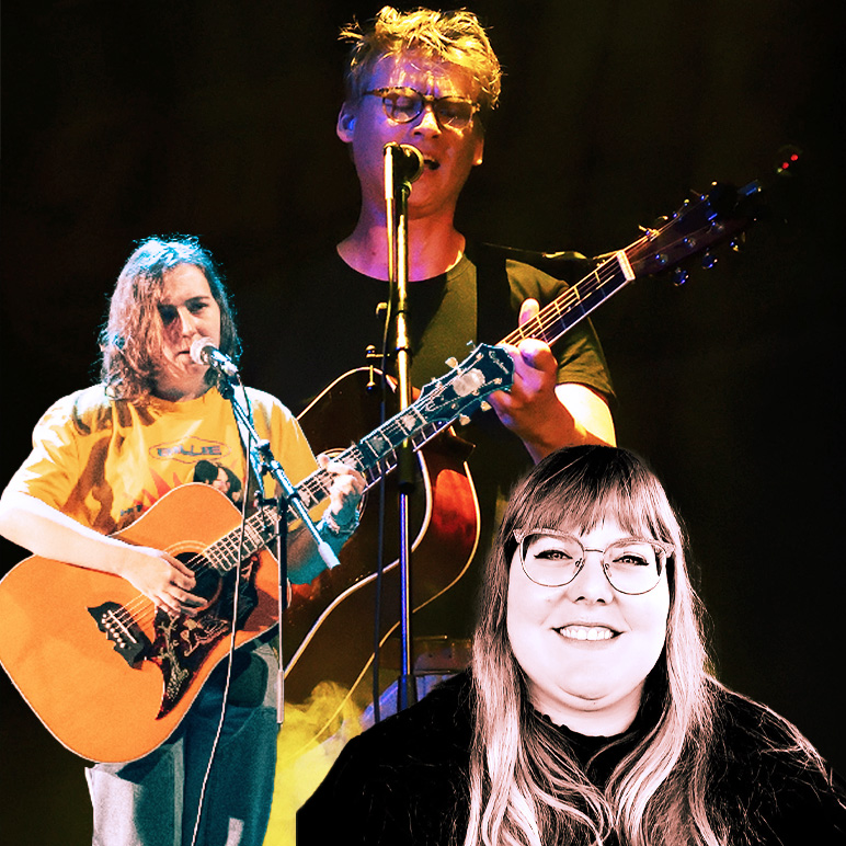 Lynn van Hoof en Friso Woudstra, en L!SA