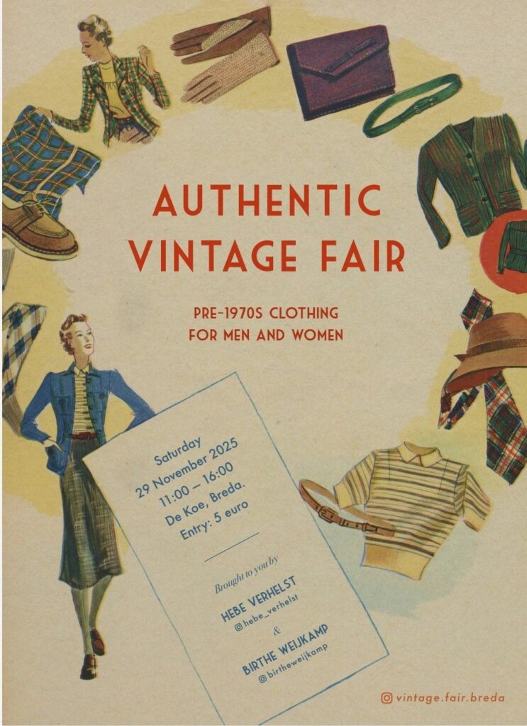 Poster van Authentic Vintage Fair Breda