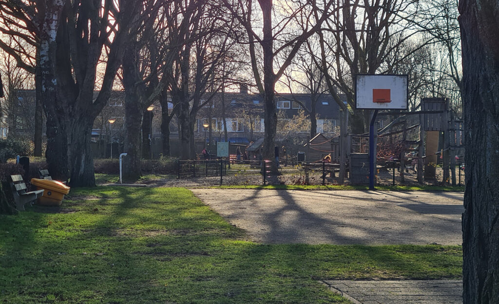 basketbalveld aan de Potterbakkerstraat in Princenhage