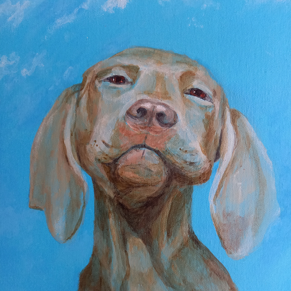hond - een schilderij van Miriam Tanke