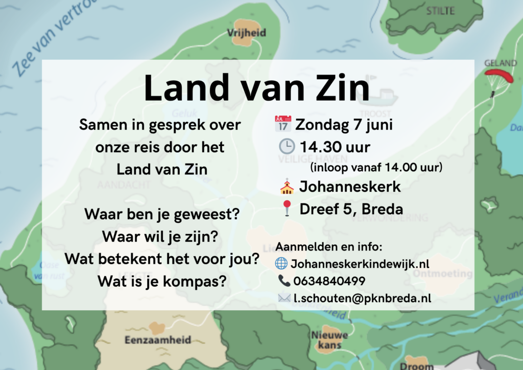 Poster Land van Zin