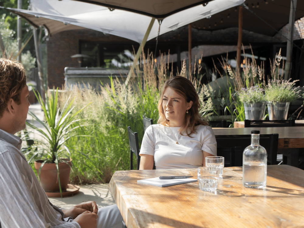 Coach Katelijne van Tienhoven in gesprek