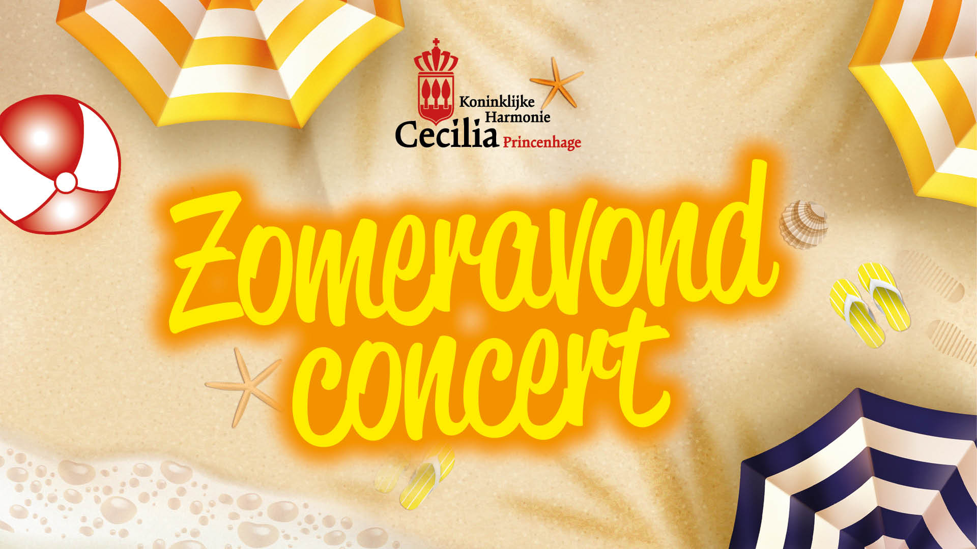Banner Harmonie Cecilia Princenhage, Zomeravondconcert