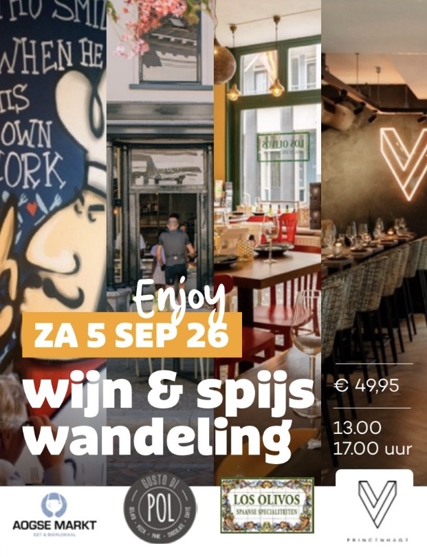 Poster Wijn & Spijs Wandeling