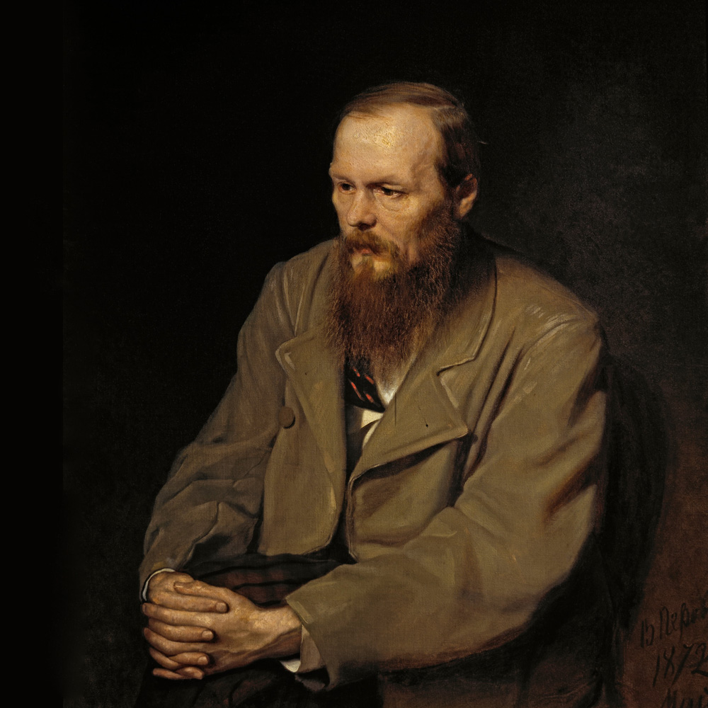 Schilderij van Dostojevski