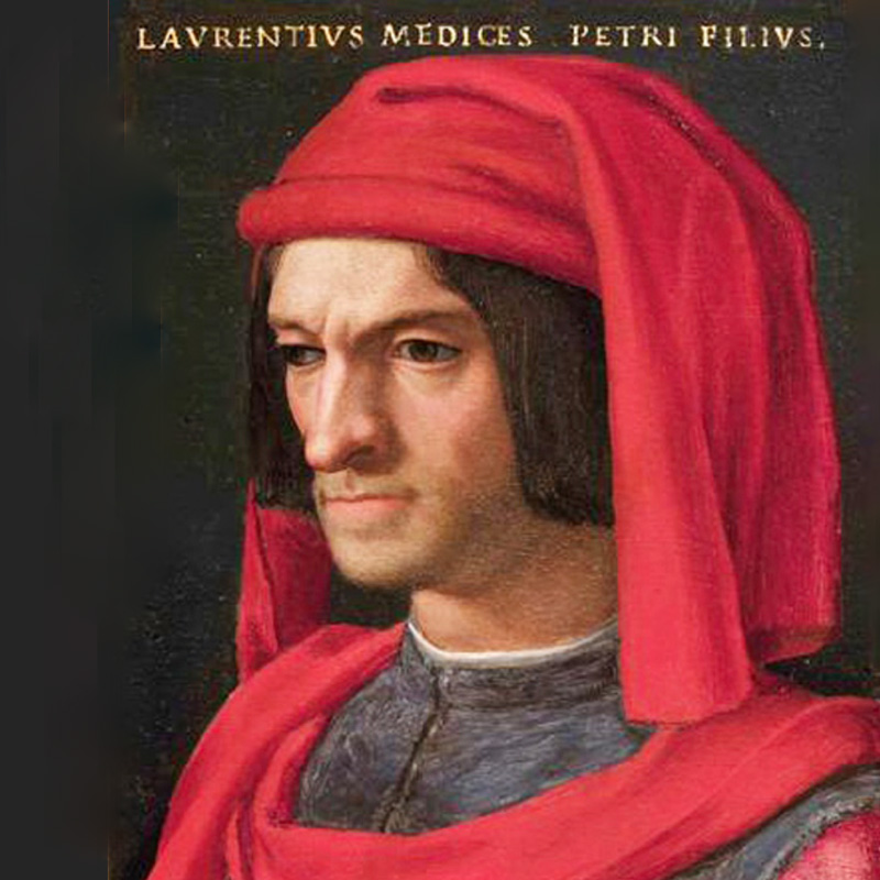 laurentius medici - schilderij
