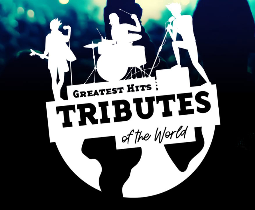 logo met tekst Tribute Greatest Hits of the World