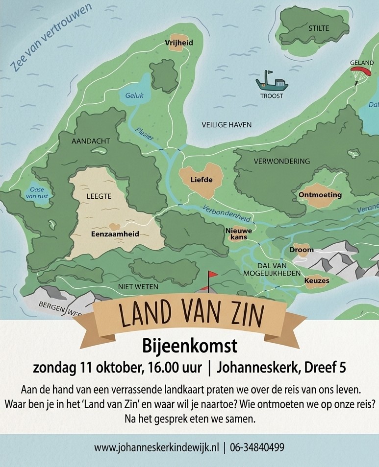 Poster Land van Zin