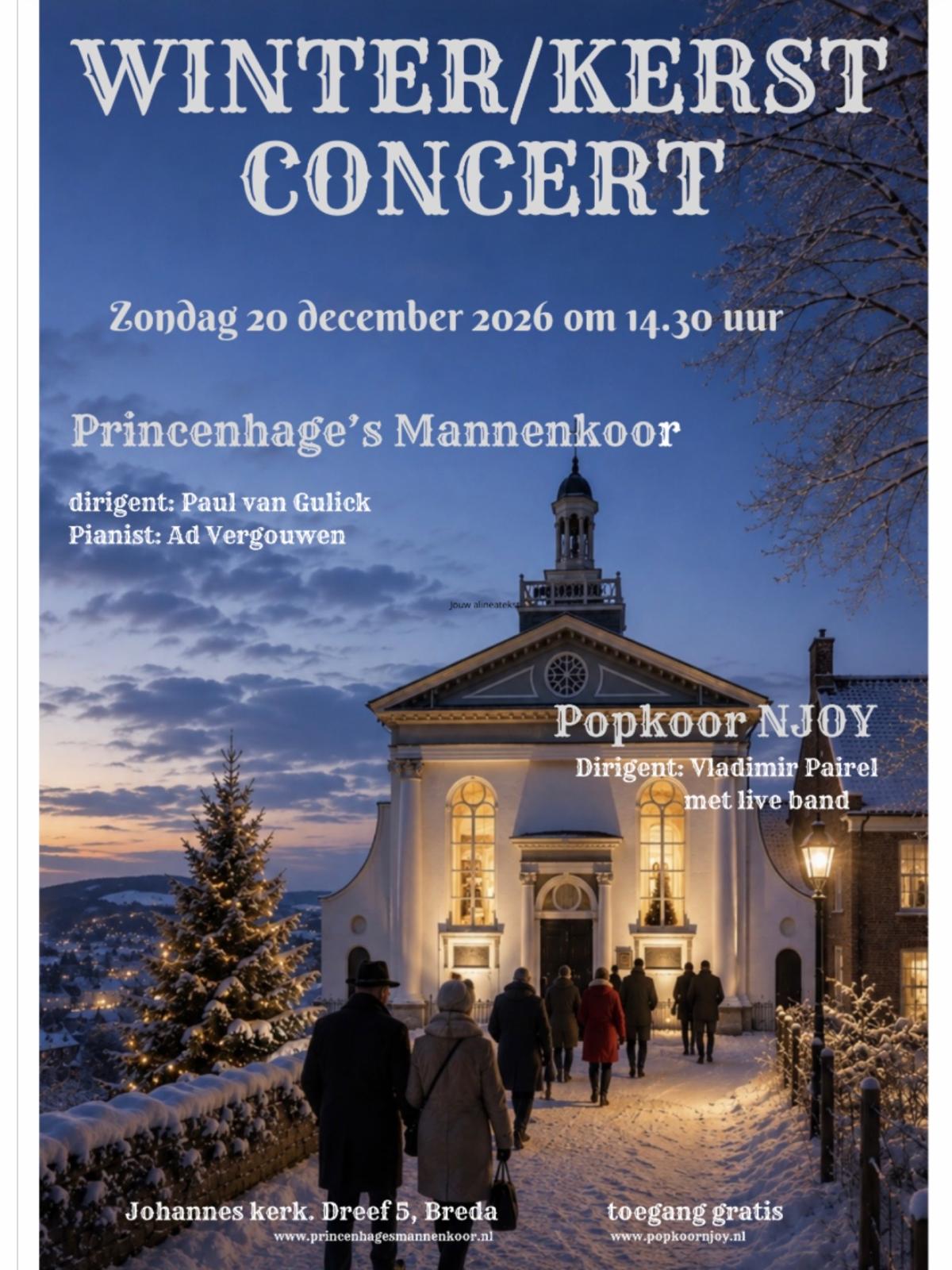 Poster Winter/Kerstconcert